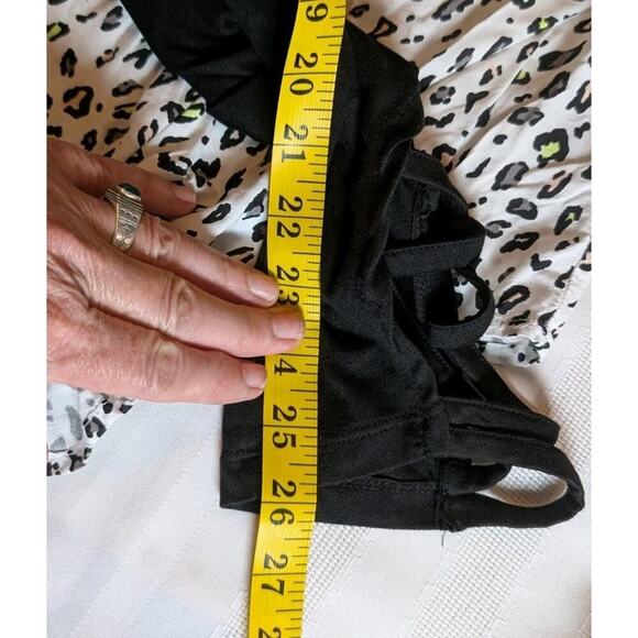 Torrid Emma Babydoll Challis Leopard Print Tunic + Black Leggings 3X OUTFIT - Picture 11 of 12